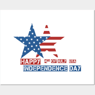 Happy independence day Posters and Art